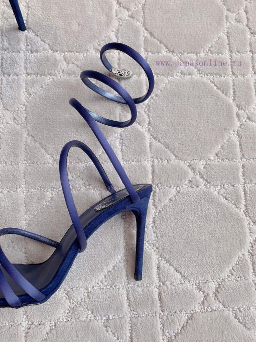 Ren * Caovell *'s new snake shaped rhinestone high-heeled sandals always exude a fairy like kx9a1dhj - Image 9