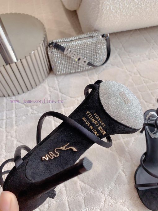 Ren * Caovell *'s new snake shaped rhinestone high-heeled sandals always exude a fairy like asfbf9wq - Image 10