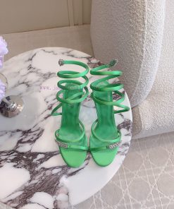 Ren * Caovell *'s new snake shaped rhinestone high-heeled sandals always exude a fairy like y4j9qamb