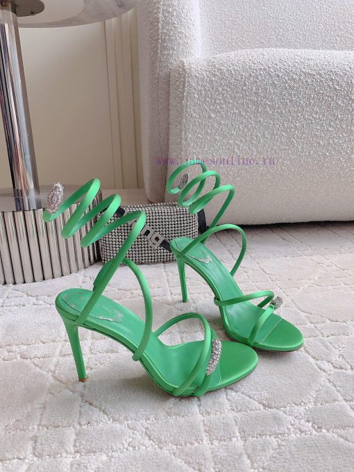 Ren * Caovell *'s new snake shaped rhinestone high-heeled sandals always exude a fairy like y4j9qamb - Image 5
