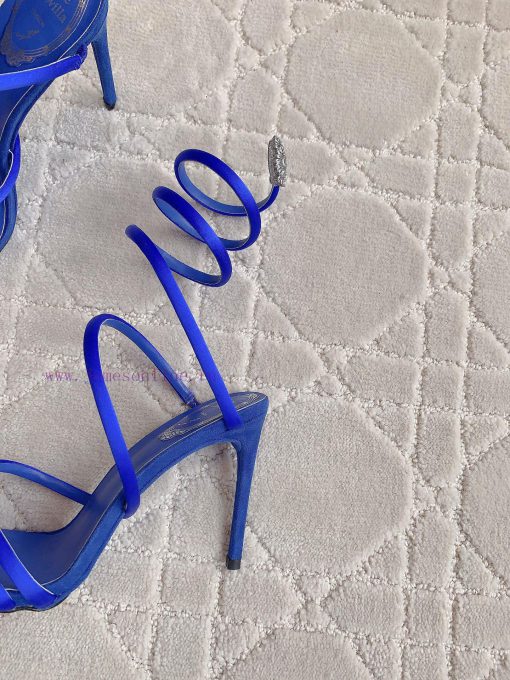 Ren * Caovell *'s new snake shaped rhinestone high-heeled sandals always exude a fairy like nlzcioww - Image 9