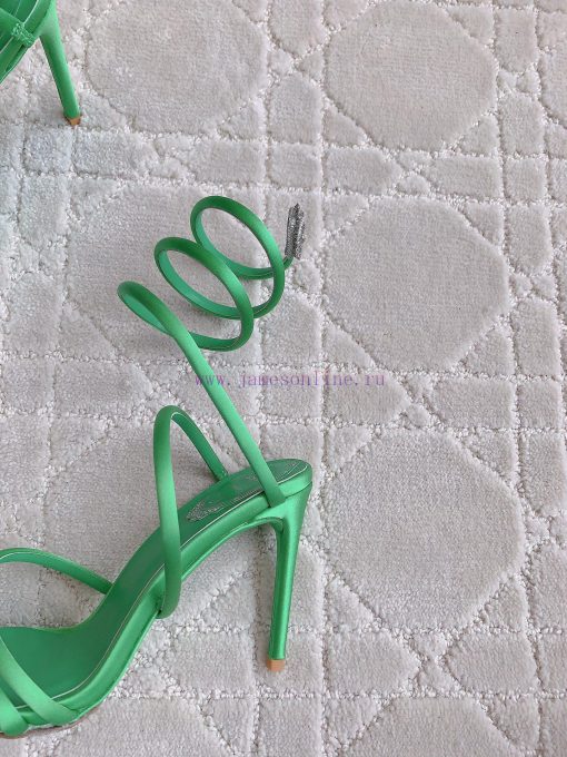 Ren * Caovell *'s new snake shaped rhinestone high-heeled sandals always exude a fairy like y4j9qamb - Image 9
