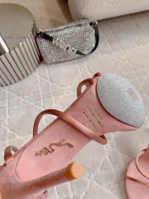 Ren * Caovell *'s new snake shaped rhinestone high-heeled sandals always exude a fairy like 78y3mqns - Image 10