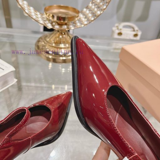 Miu Miu fashion show 24 spring/summer new item hollowed out single shoe 🫅The runway show is k8yhv84v - Image 9