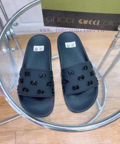 In stock Gucci slippersGucci 2024 couple beach slippers in a single dragOriginal mold openinh3e326lv