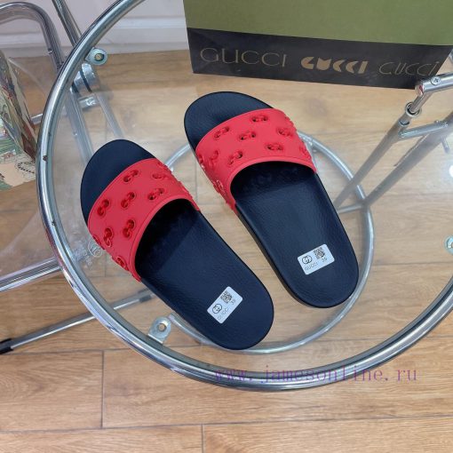 In stock Gucci slippersGucci 2024 couple beach slippers in a single dragOriginal mold openinyxvseih5 - Image 8