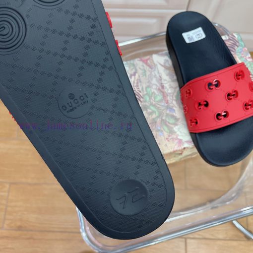 In stock Gucci slippersGucci 2024 couple beach slippers in a single dragOriginal mold openinyxvseih5 - Image 9