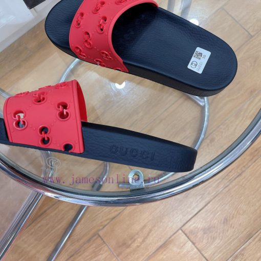 In stock Gucci slippersGucci 2024 couple beach slippers in a single dragOriginal mold openinyxvseih5 - Image 10