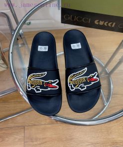 In stock Gucci slippersGucci 2024 couple beach slippers in a single dragOriginal mold openinnei129t6