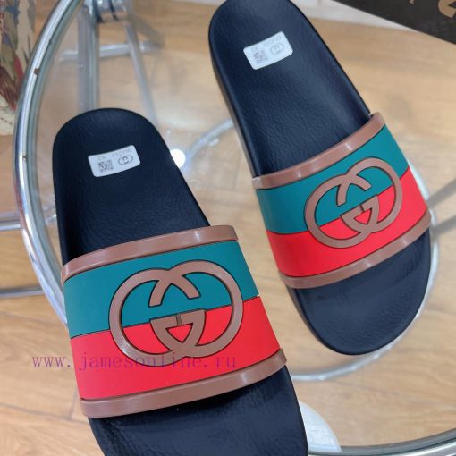 In stock Gucci slippersGucci 2024 couple beach slippers in a single dragOriginal mold openin8jvargr7 - Image 6