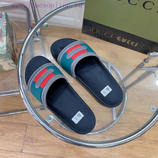 In stock Gucci slippersGucci 2024 couple beach slippers in a single dragOriginal mold openina6v86qi5 - Image 6
