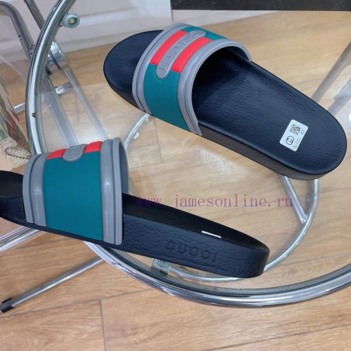 In stock Gucci slippersGucci 2024 couple beach slippers in a single dragOriginal mold openina6v86qi5 - Image 7