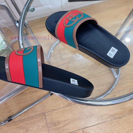 In stock Gucci slippersGucci 2024 couple beach slippers in a single dragOriginal mold openin8jvargr7 - Image 9