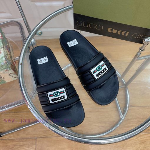 In stock Gucci slippersGucci 2024 couple beach slippers in a single dragOriginal mold openinmy8gjxrz - Image 3