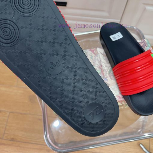 In stock Gucci slippersGucci 2024 couple beach slippers in a single dragOriginal mold openinphceig14 - Image 10