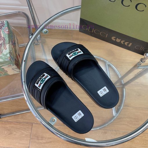 In stock Gucci slippersGucci 2024 couple beach slippers in a single dragOriginal mold openinmy8gjxrz - Image 9