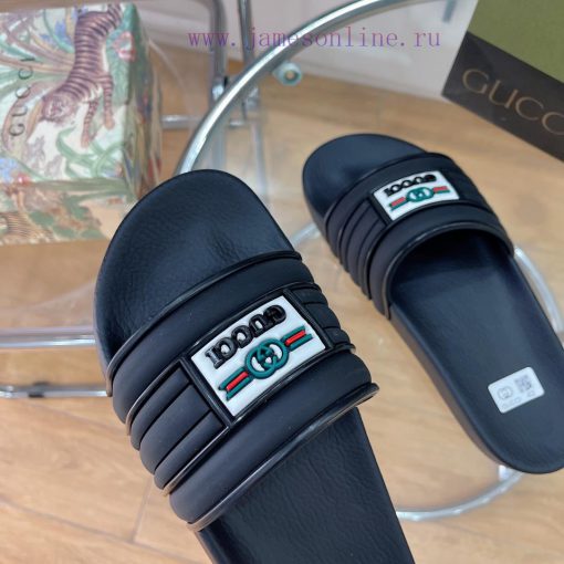 In stock Gucci slippersGucci 2024 couple beach slippers in a single dragOriginal mold openinmy8gjxrz - Image 10