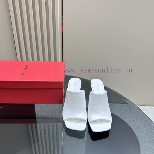 FERRAGAMO open toed sandalsThis open toed casual shoe features a wide decorative band on thewx6ar28k - Image 7