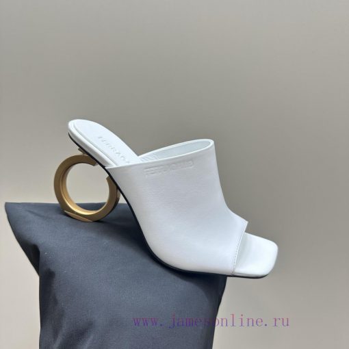 FERRAGAMO open toed sandalsThis open toed casual shoe features a wide decorative band on thewx6ar28k - Image 8