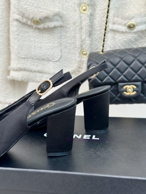 Chanel | Chanel 24P New Product ClassicDouble C-pointed back empty sandalsThe shoe upper is gel5pvaj - Image 7