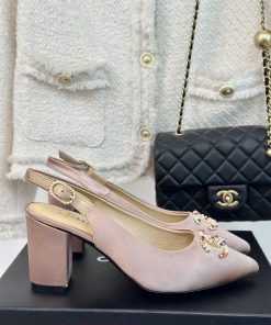 Chanel | Chanel 24P New Product ClassicDouble C-pointed back empty sandalsThe shoe upper is tv7ec71f