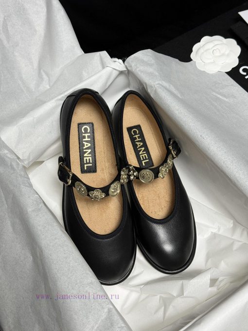 . Top Quality Chanel 24A Handmade Workshop SeriesLittle sheepskin Mary Jane, cute round head0a3ecegu - Image 4