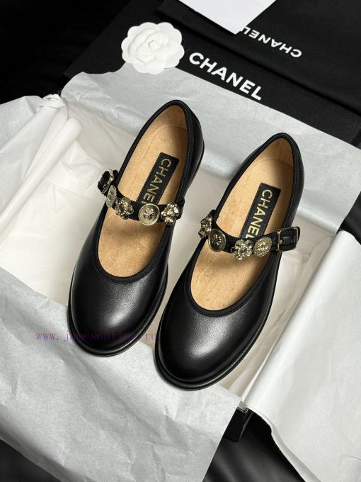 . Top Quality Chanel 24A Handmade Workshop SeriesLittle sheepskin Mary Jane, cute round head0a3ecegu - Image 6