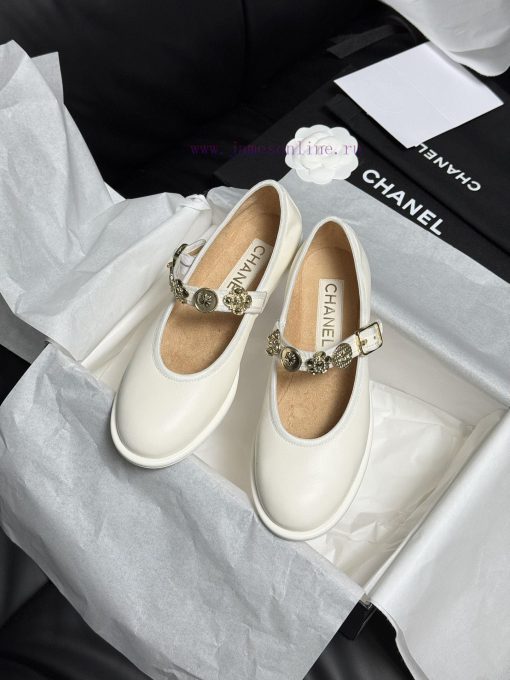 . Top Quality Chanel 24A Handmade Workshop SeriesLittle sheepskin Mary Jane, cute round heady2n3rbsq