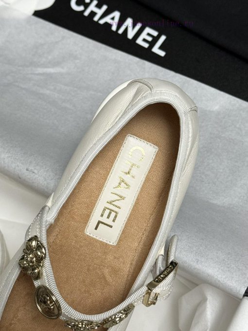 . Top Quality Chanel 24A Handmade Workshop SeriesLittle sheepskin Mary Jane, cute round heady2n3rbsq - Image 7