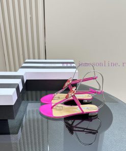 The mostAQUAZURA Flat Bottom Big Pineapple Water Diamond Mesh Decorative High Heels2024 spriyh5o2sp6