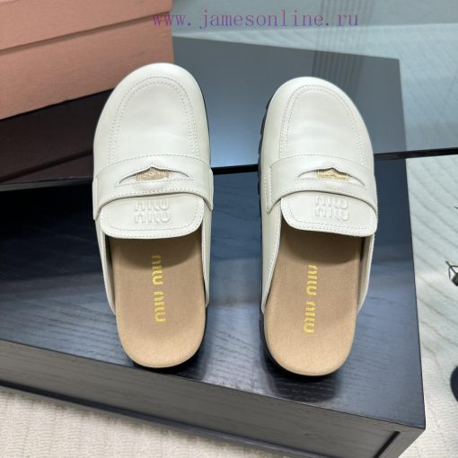 Top Miu Miu 24 Spring/Summer/Low Heel Baotou Muller Slippers are indeed more stunning on thei6qs294g - Image 6