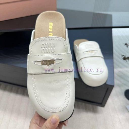 Top Miu Miu 24 Spring/Summer/Low Heel Baotou Muller Slippers are indeed more stunning on thei6qs294g - Image 8