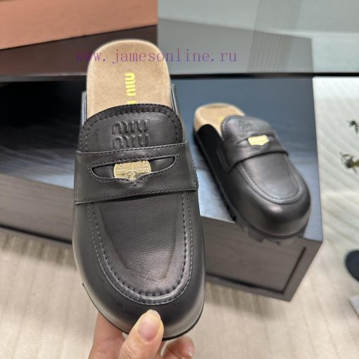 Top Miu Miu 24 Spring/Summer/Low Heel Baotou Muller Slippers are indeed more stunning on thekud4kljw - Image 8