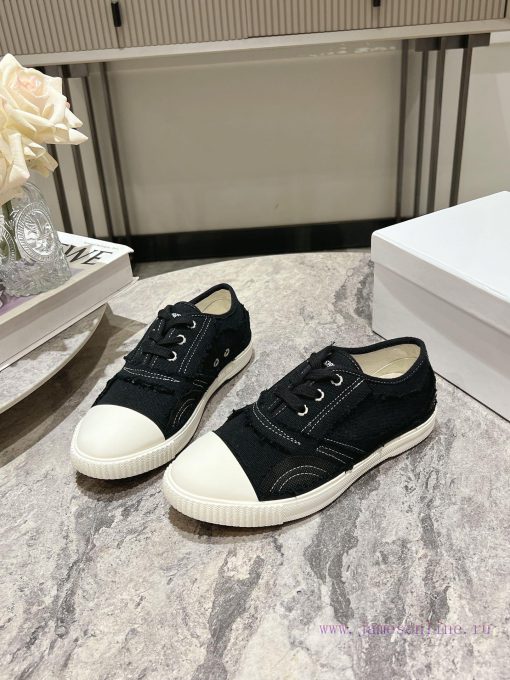 Maison Margiele Margiela 24 Early Summer New Collection Couple's Retro Vintage Canvas Shoes ga12lzy9 - Image 4