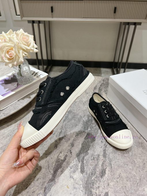 Maison Margiele Margiela 24 Early Summer New Collection Couple's Retro Vintage Canvas Shoes ga12lzy9 - Image 5