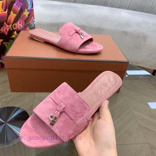 Loro Pia * a slippers are made of top-notch Italian cashmere, retro elegant, low-key, luxuriiyktpaj4 - Image 5