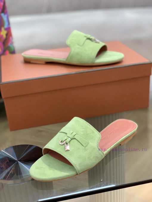 Loro Pia * a slippers are made of top-notch Italian cashmere, retro elegant, low-key, luxuricmdyscpe - Image 4