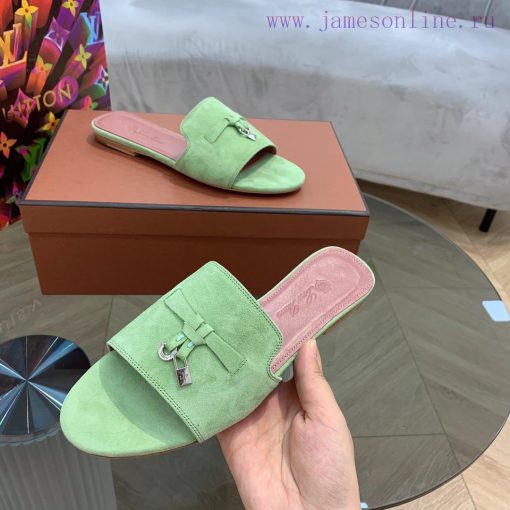 Loro Pia * a slippers are made of top-notch Italian cashmere, retro elegant, low-key, luxuricmdyscpe - Image 5
