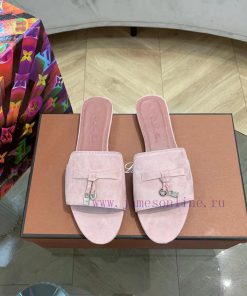 Loro Pia * a slippers are made of top-notch Italian cashmere, retro elegant, low-key, luxuri07h3vm1q