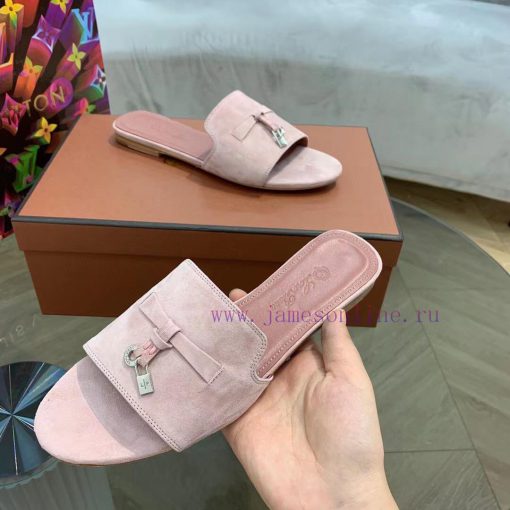 Loro Pia * a slippers are made of top-notch Italian cashmere, retro elegant, low-key, luxuri07h3vm1q - Image 6
