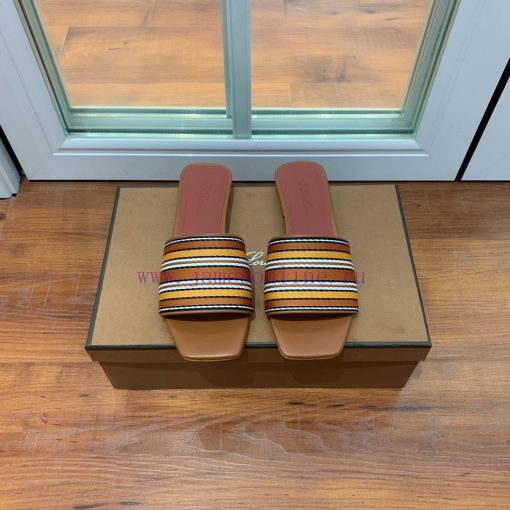 Loro Pian * Prightly Charms series slippersMaterial and fabric: Original cowhide, leather li9e8z3h5e - Image 2