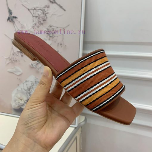 Loro Pian * Prightly Charms series slippersMaterial and fabric: Original cowhide, leather li9e8z3h5e - Image 6