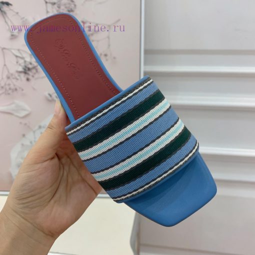 Loro Pian * Prightly Charms series slippersMaterial and fabric: Original cowhide, leather li2v1zrwp1 - Image 7
