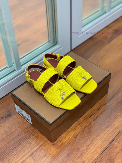 Loro Pian * Prightly Charms series slippersMaterial and fabric: Original cowhide, leather li7st7mcwd - Image 3