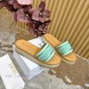Top tierDIOR2024/𝐒𝐧𝐞𝐰 Spring/Summer New Product Thick Bottom Color blocked Slippers DIOR Dioafsas17f