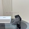 DOLCE&GABBANA women's high-heeled rhinestone mesh boots, elastic design, pull design, high hz01x2qwm