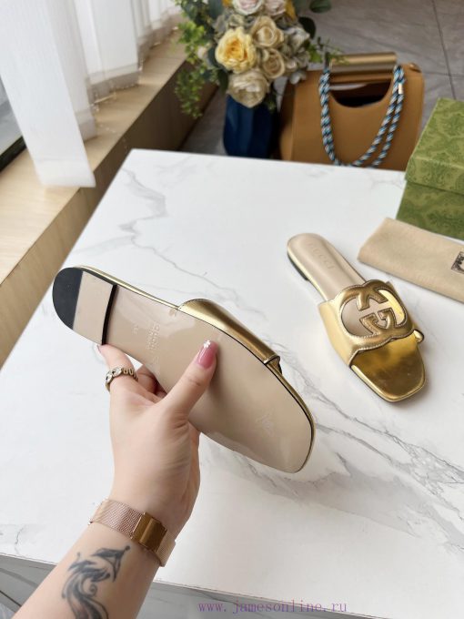 Gucci new style, cowhide fabric, sheepskin lining, sizes 35-44 with leather sole and 40m7qk1h0o - Image 9