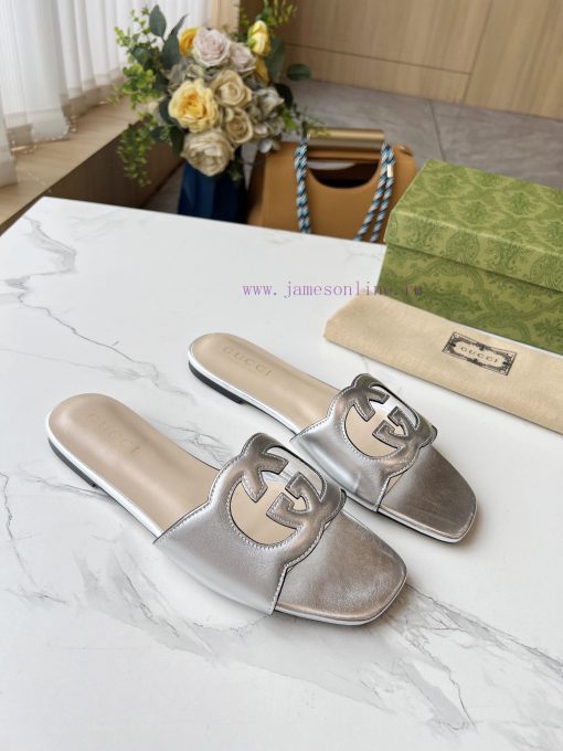 Gucci new style, cowhide fabric, sheepskin lining, sizes 35-44 with leather sole and 40m4joqap2 - Image 5