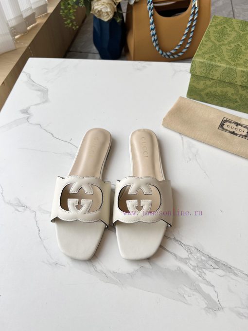 Gucci new style, cowhide fabric, sheepskin lining, sizes 35-44 with leather sole and 40hps82t4e - Image 2