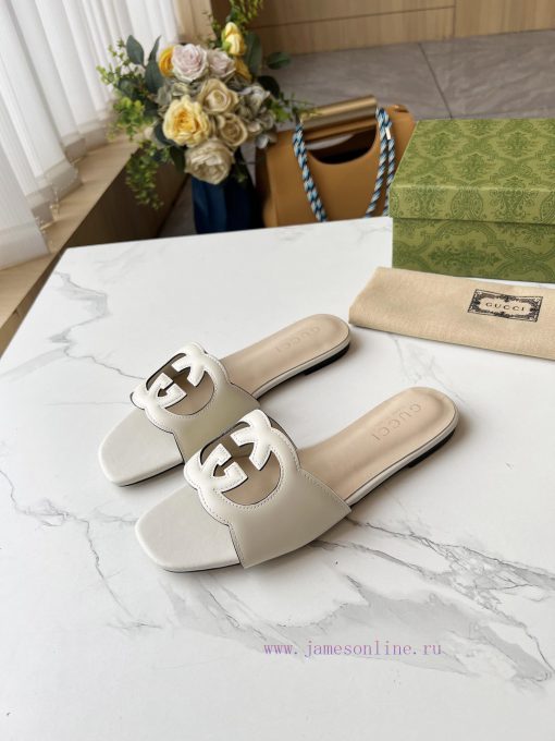Gucci new style, cowhide fabric, sheepskin lining, sizes 35-44 with leather sole and 40hps82t4e - Image 6
